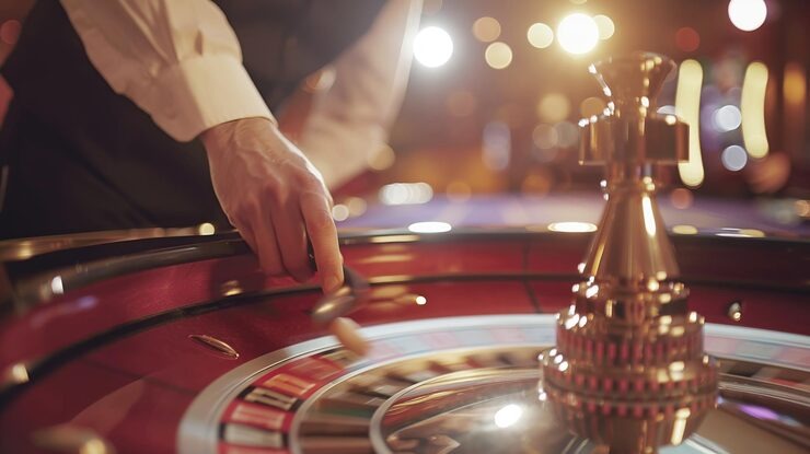 Live blackjack table at kapal4d togel Macau Pools studio with professional dealer and HD camera setup